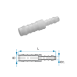 PVDF Reducing Hose Connector